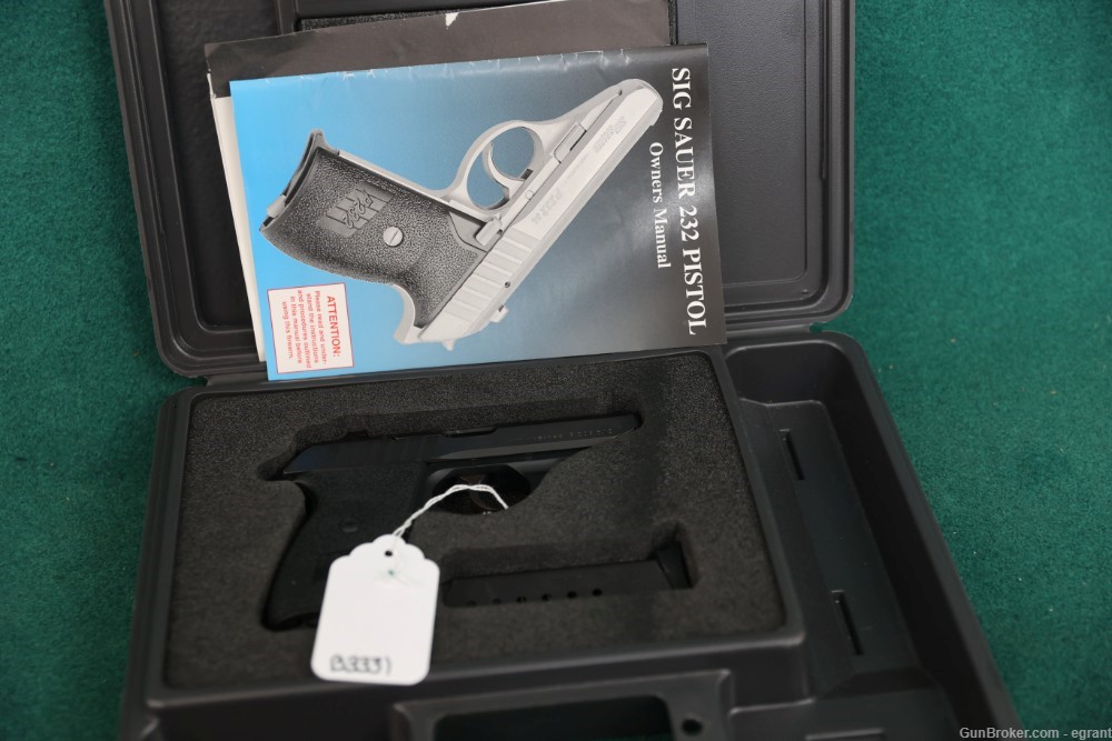 B3331 Sig P232 in box 380 ACP pocket pistol-img-6
