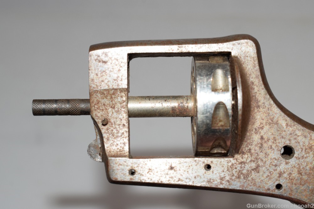 2 Unfinished Harrington & Richardson Revolver Frames W Cylinder READ-img-7
