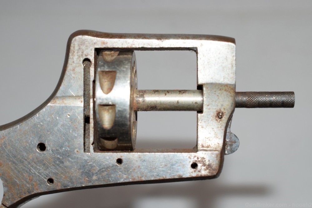 2 Unfinished Harrington & Richardson Revolver Frames W Cylinder READ-img-4