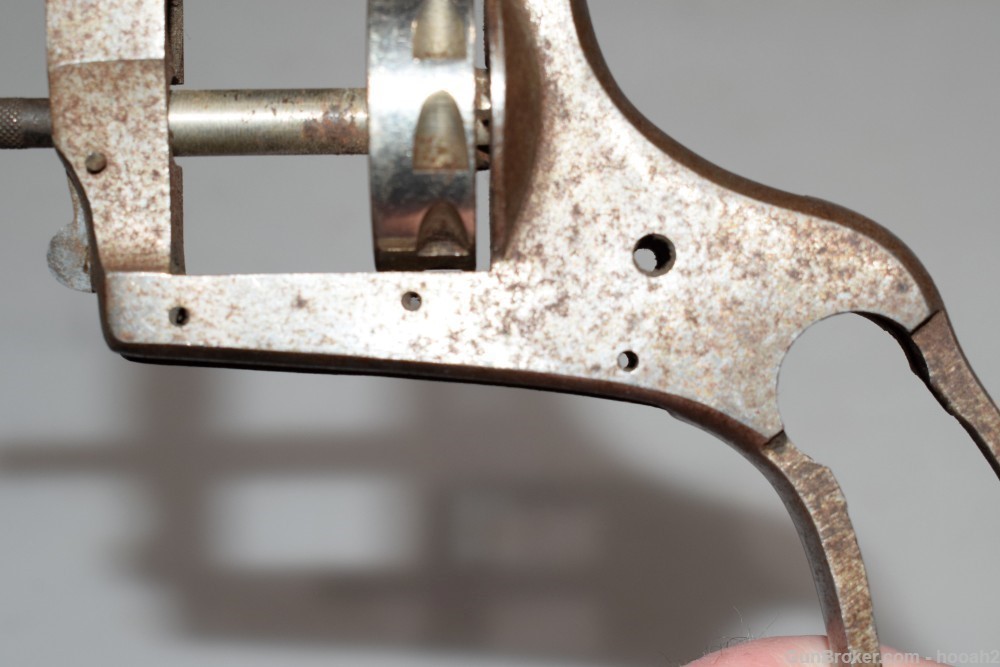 2 Unfinished Harrington & Richardson Revolver Frames W Cylinder READ-img-6