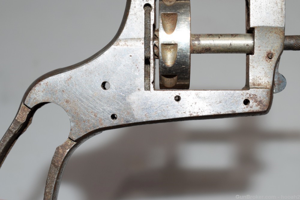 2 Unfinished Harrington & Richardson Revolver Frames W Cylinder READ-img-3