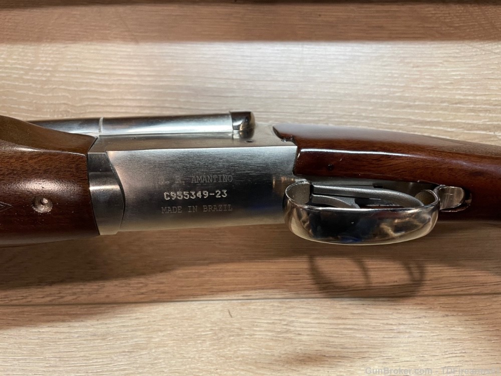 Stoeger Coach Gun Supreme 12 walnut nickel 12 gauge double trigger 31482-img-12