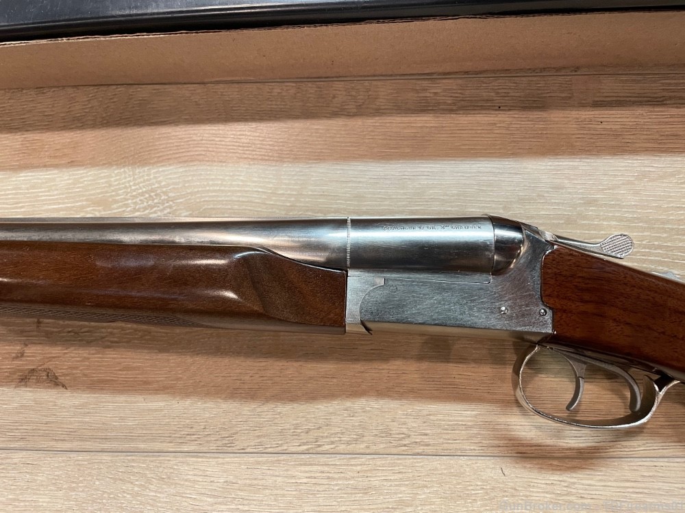 Stoeger Coach Gun Supreme 12 walnut nickel 12 gauge double trigger 31482-img-9
