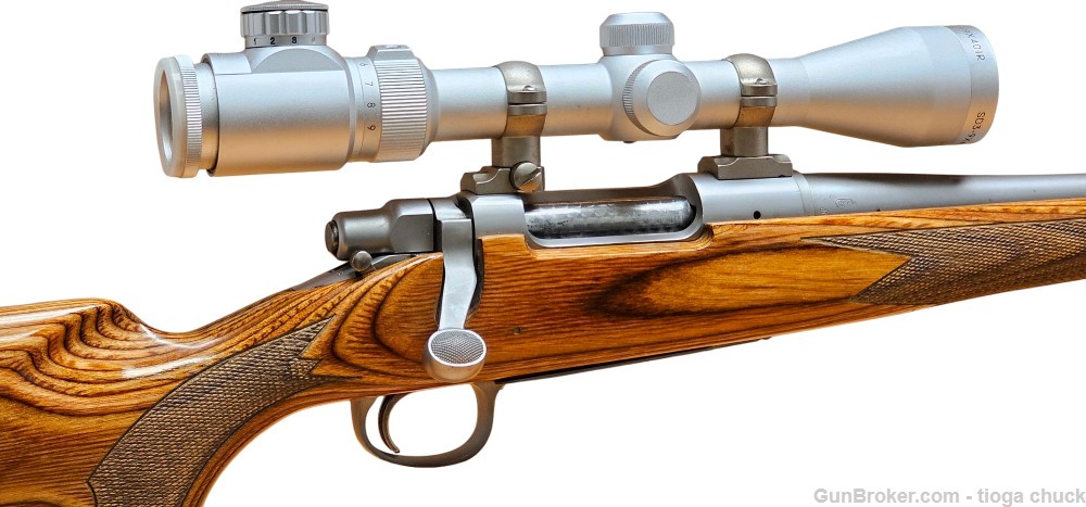 Remington Seven 7mm-08 *Brown Laminate* w/Osprey Illuminated scope-img-4