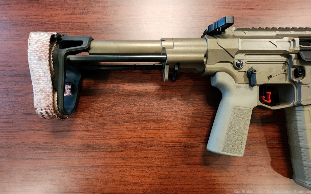 CM10 8.6 Blackout 12" Pistol Smoked Bronze and FDE w/SBPDW-img-2