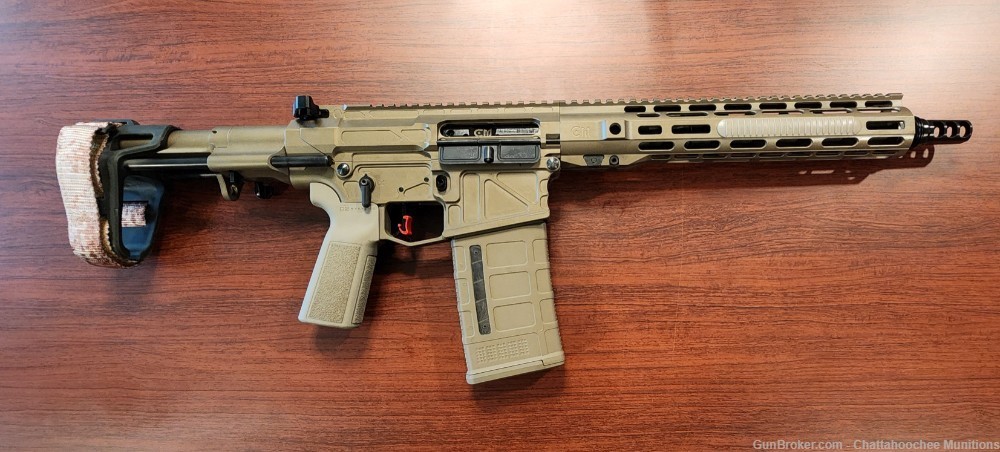 CM10 8.6 Blackout 12" Pistol Smoked Bronze and FDE w/SBPDW-img-0