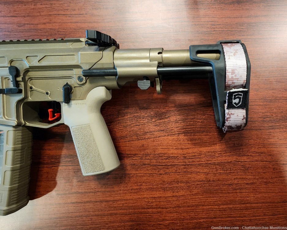 CM10 8.6 Blackout 12" Pistol Smoked Bronze and FDE w/SBPDW-img-8