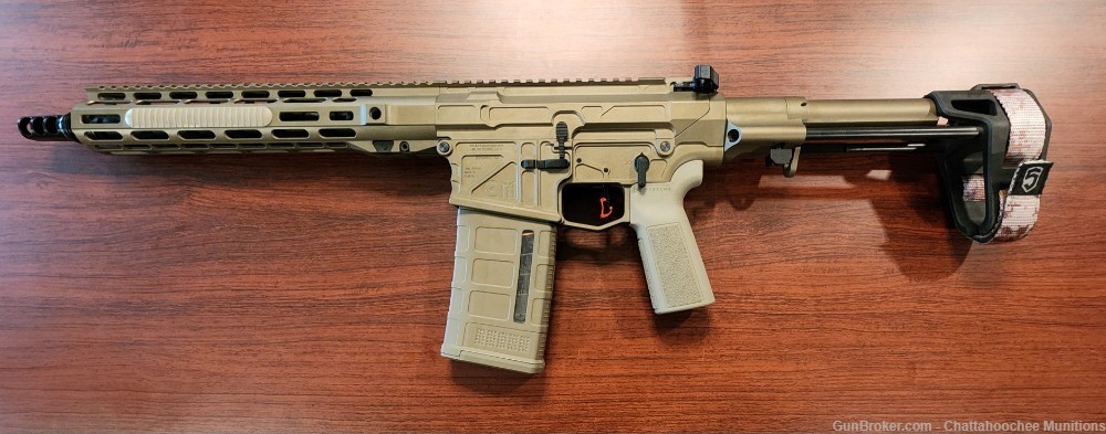 CM10 8.6 Blackout 12" Pistol Smoked Bronze and FDE w/SBPDW-img-6