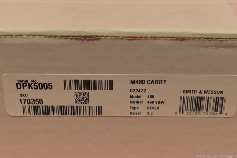 S&W 460XVR Carry 460 S&W Magnum 3.5" Performance Center 170350 460XVR-img-9