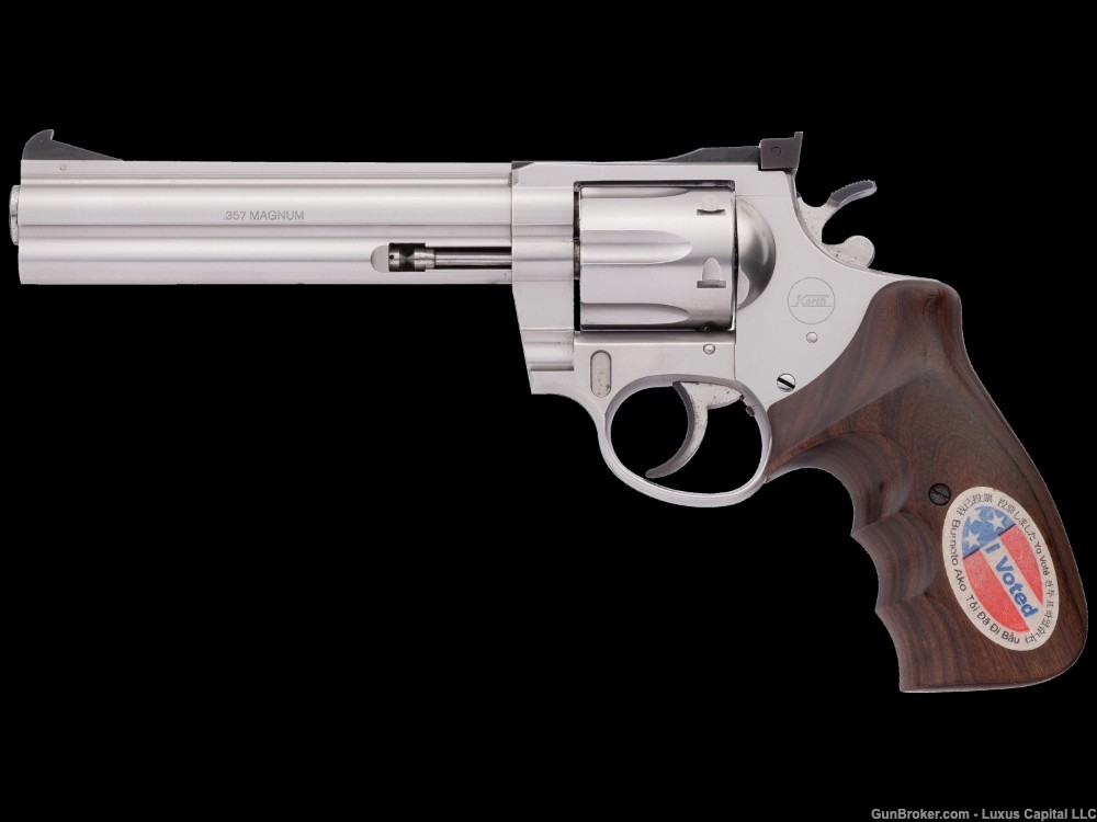 Korth Sport Model .357 Stainless Revolver - Serial S056-img-1
