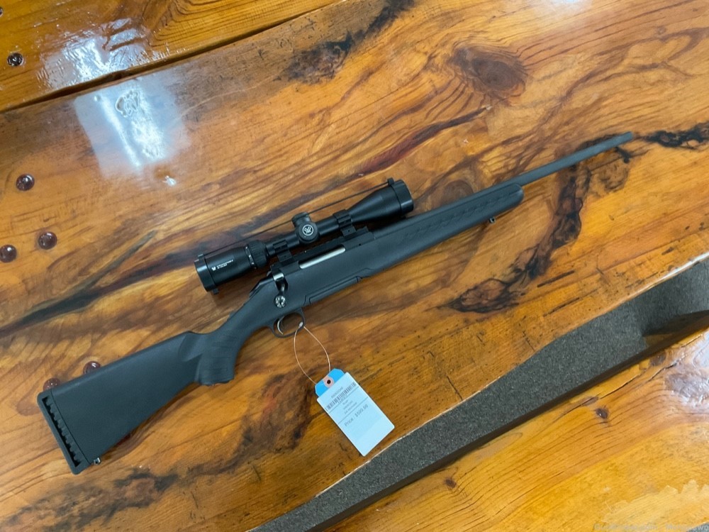 USED Ruger American Compact .243 with Scope-img-0