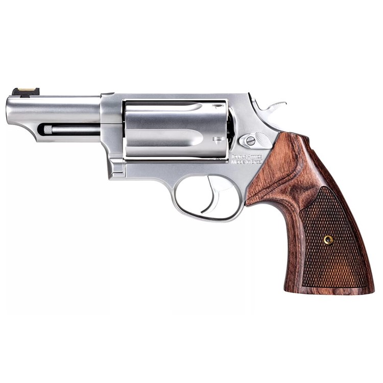 Taurus Judge Executive Grade .45 Colt/.410ga 3" Stainless/Wood 5rd Revolver-img-1