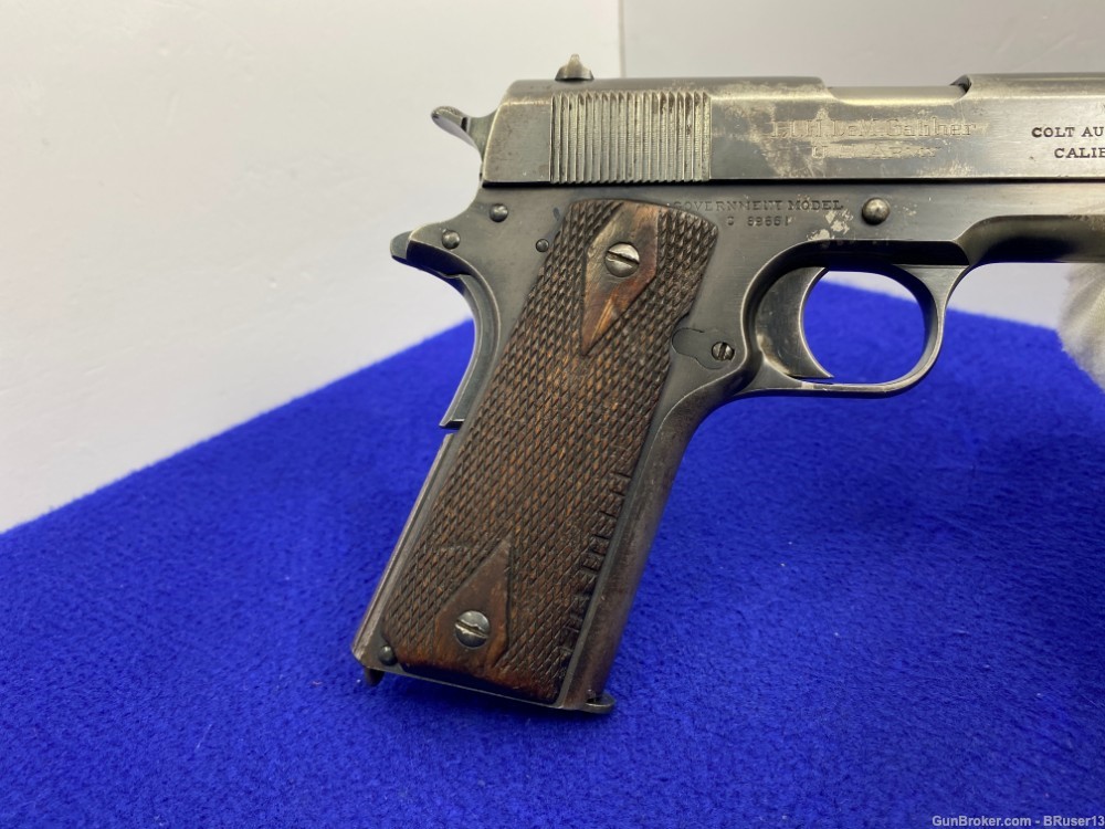 1917 Colt Commercial Government .45acp *INSCRIBED TO WWI PILOT* Incredible-img-35