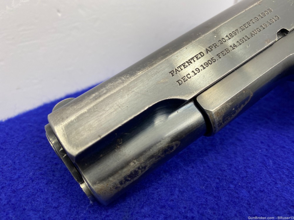 1917 Colt Commercial Government .45acp *INSCRIBED TO WWI PILOT* Incredible-img-9