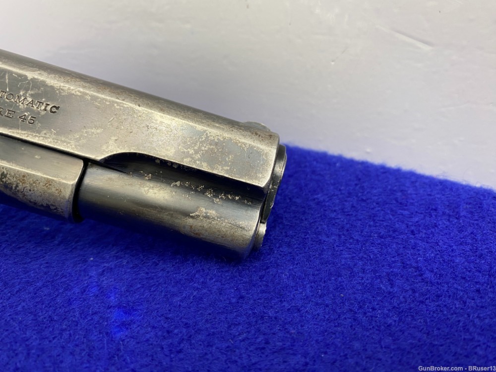 1917 Colt Commercial Government .45acp *INSCRIBED TO WWI PILOT* Incredible-img-21