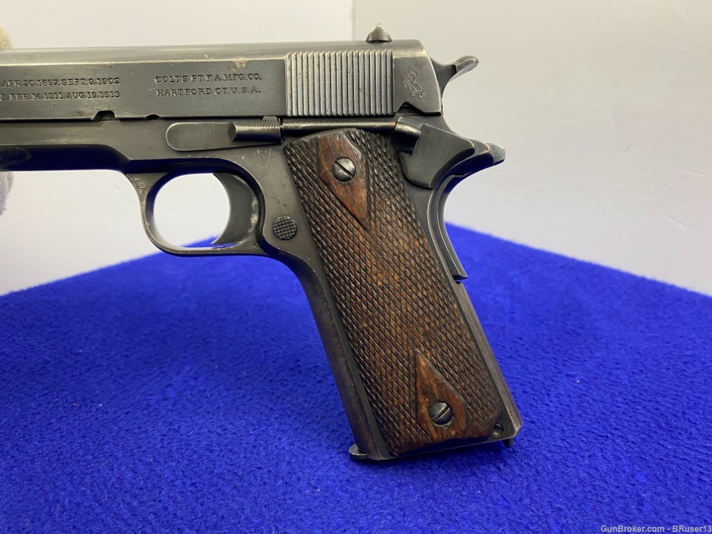 1917 Colt Commercial Government .45acp *INSCRIBED TO WWI PILOT* Incredible-img-34