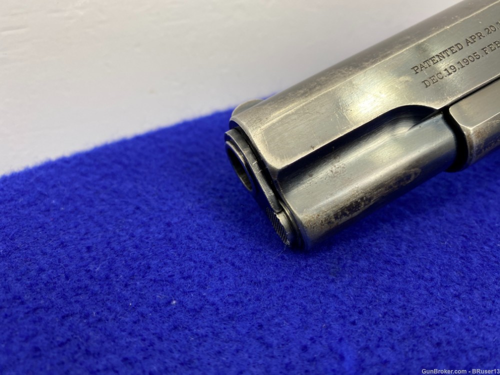 1917 Colt Commercial Government .45acp *INSCRIBED TO WWI PILOT* Incredible-img-10