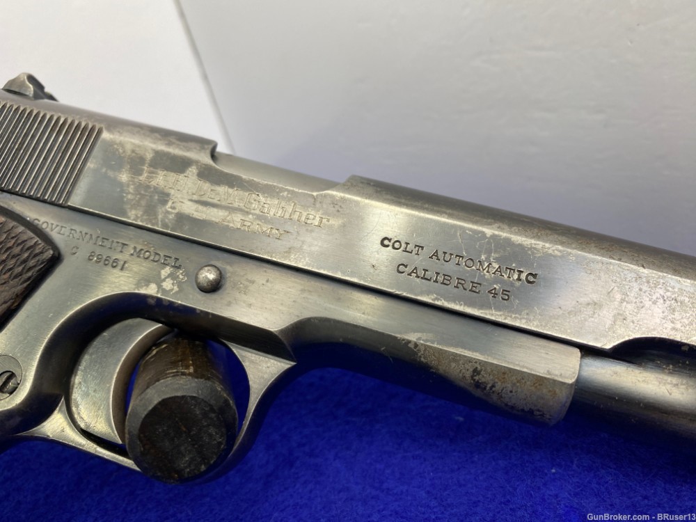 1917 Colt Commercial Government .45acp *INSCRIBED TO WWI PILOT* Incredible-img-19