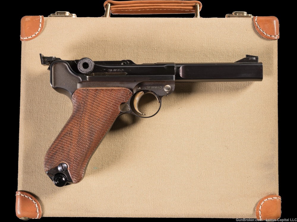 Mauser Parabellum Sport Pistol in Scarce .30 Luger with Case-img-0