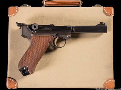 Mauser Parabellum Sport Pistol in Scarce .30 Luger with Case