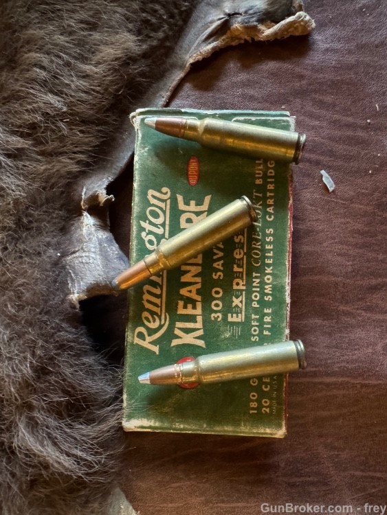 300 SAVAGE 180 Gr JSP  Remington Kleanbore Express 19 Rnds in Vintage Box -img-3