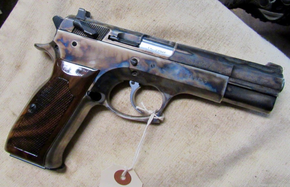 Scarce Factor Case Color Italian Tangfolio 9mm TA 90 Pistol .01 NR-img-0