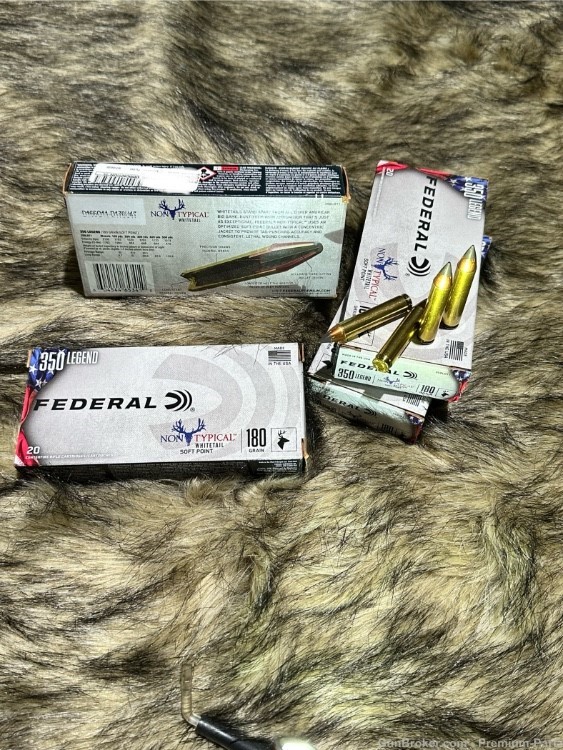 350 LEGEND 80 Rounds Federal Non Typical Whitetail 180 SP 2100 fps-img-0
