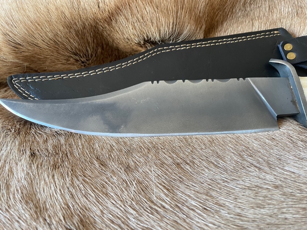 Very well-made, unknown maker Bowie knife-img-1