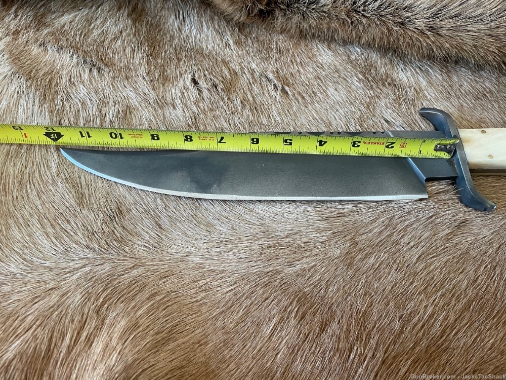Very well-made, unknown maker Bowie knife-img-8