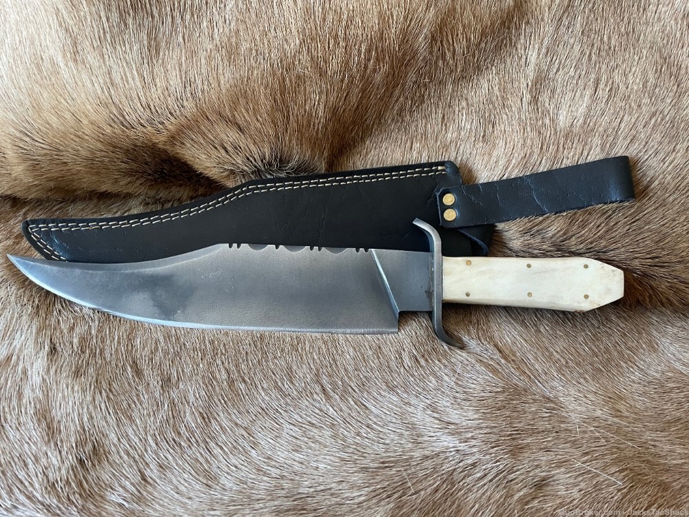 Very well-made, unknown maker Bowie knife-img-0