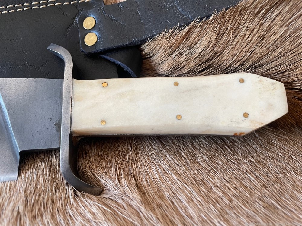 Very well-made, unknown maker Bowie knife-img-3