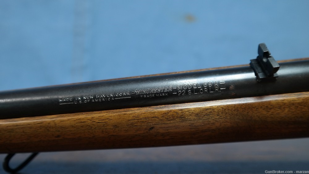 Winchester Model 69A .22 S, L, & LR Bolt Action Rifle-img-3