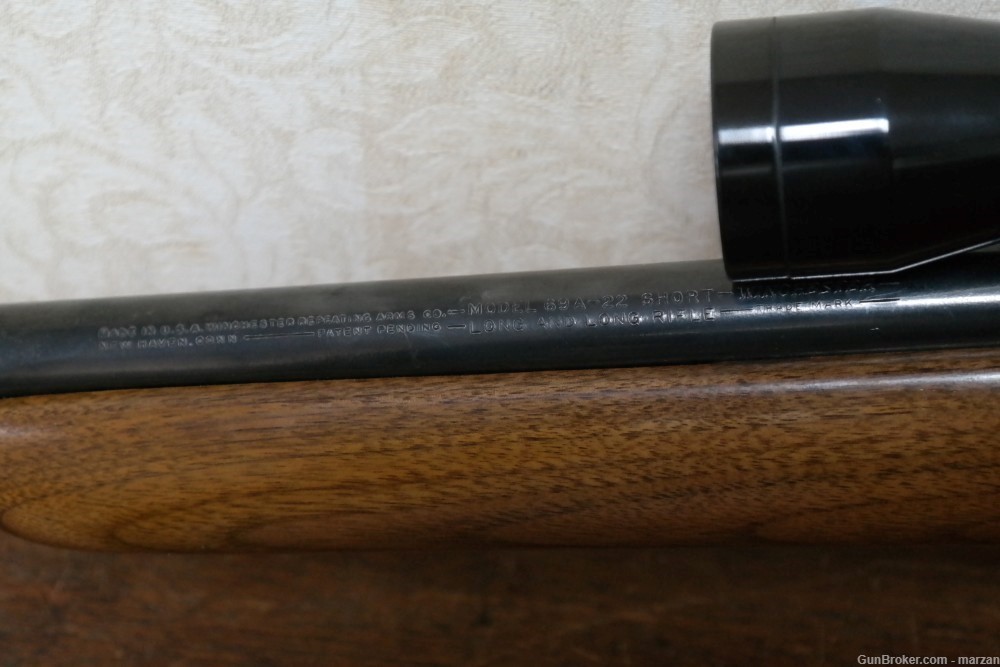Winchester Model 69A 22 S, L, & LR Bolt Action Rifle-img-8
