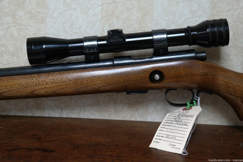 Winchester Model 69A 22 S, L, & LR Bolt Action Rifle-img-1