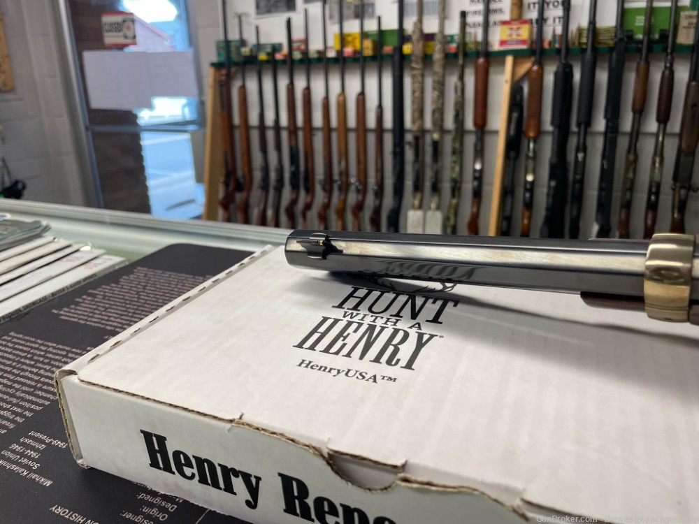 Henry Mares Leg 357 magnum 38 special H006MML in box with leather -img-20