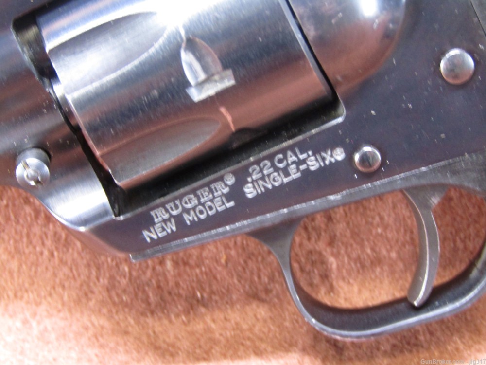 Ruger New Model Single Six 22 LR Single Action Revolver Made in 1975-img-12