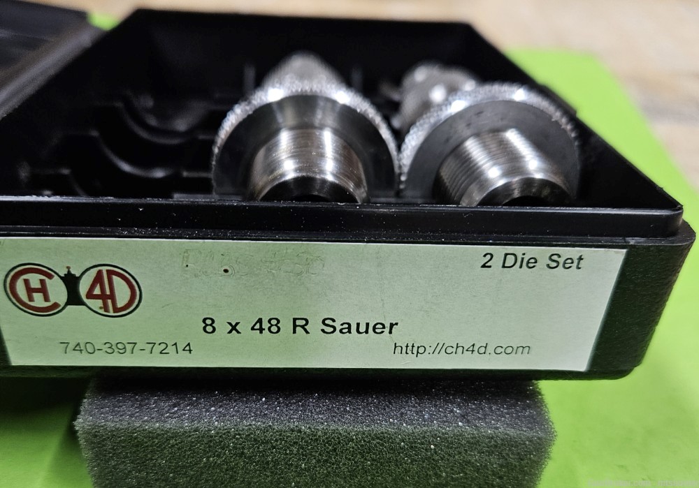 8 x 48R Sauer Reloading Dies-img-0