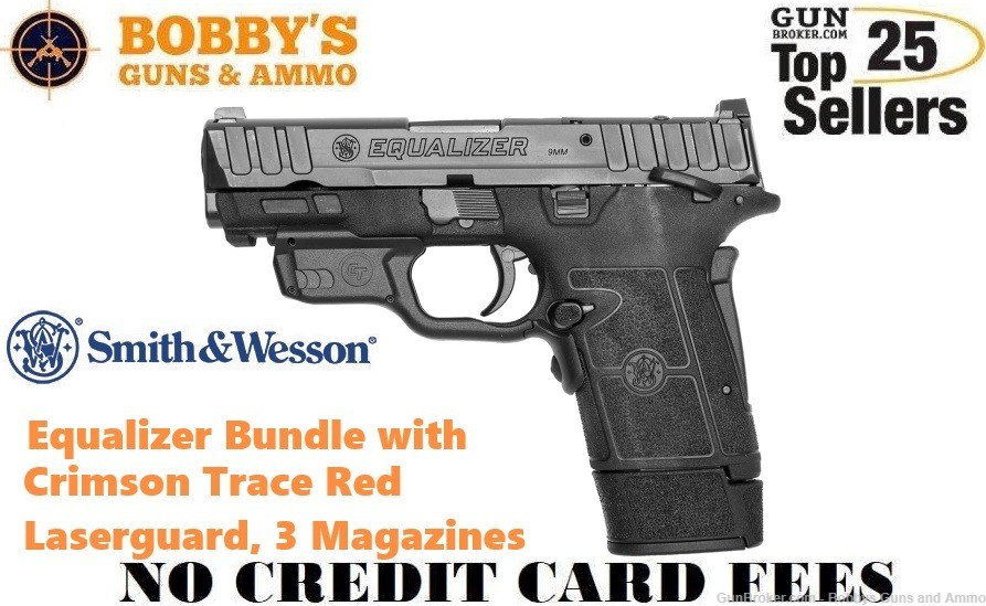 Smith & Wesson 14188 Equalizer Bundle 9mm TS 10-13-15r CT Laser-img-0