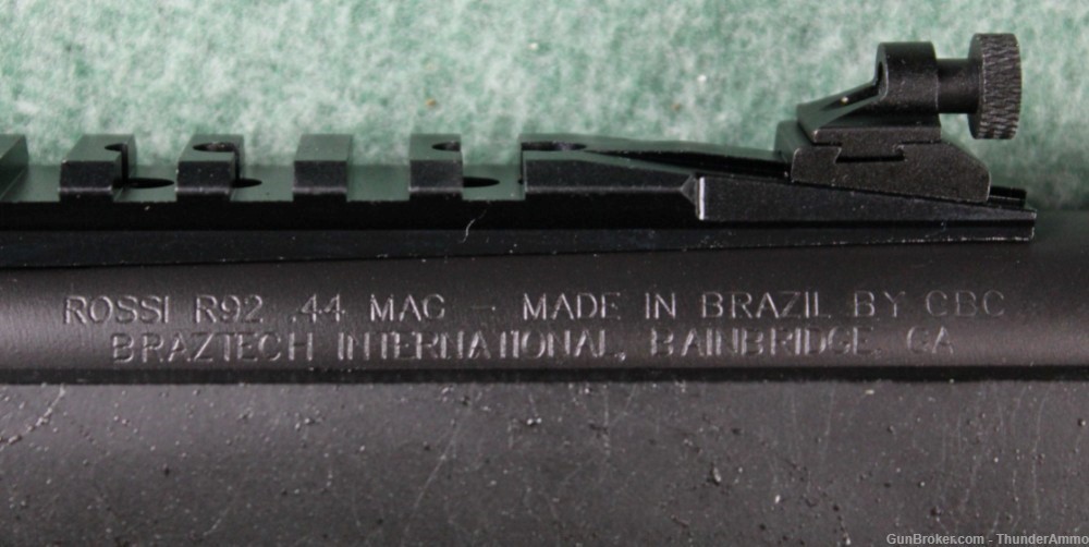 Rossi Model 92 Triple Black 44 Magnum Lever Action 8rd Threaded Barrel NIB!-img-10
