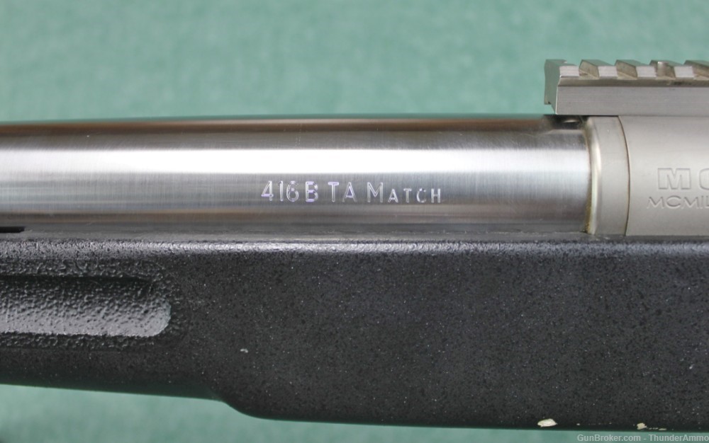 McMillan Rocky Shell Holder Single Shot Bolt Rifle 416 Barrett 37" Barrel-img-8