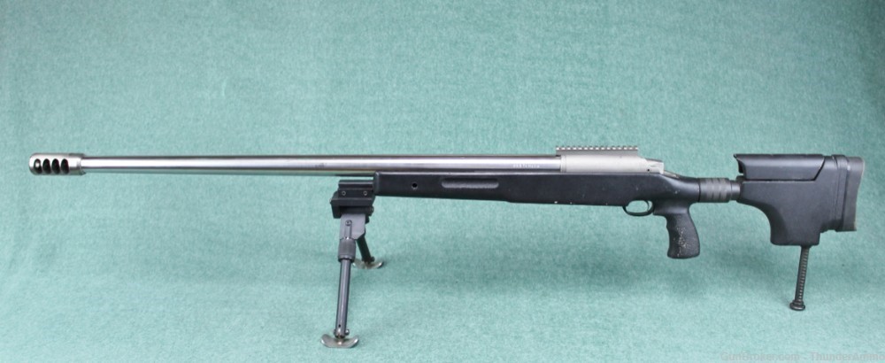 McMillan Rocky Shell Holder Single Shot Bolt Rifle 416 Barrett 37" Barrel-img-0
