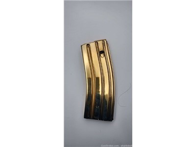 24K Gold Plated ASC AR-15 .223/5.56 30-Round Stainless Steel Magazine  