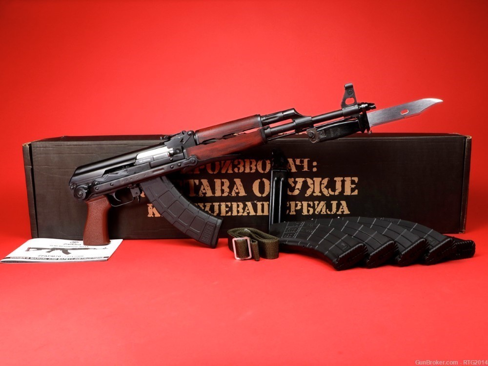 Zastava M70 ZPAP Underfolder 7.62x39 AK47 Battle Pack, 6xMags Sling Bayonet-img-0