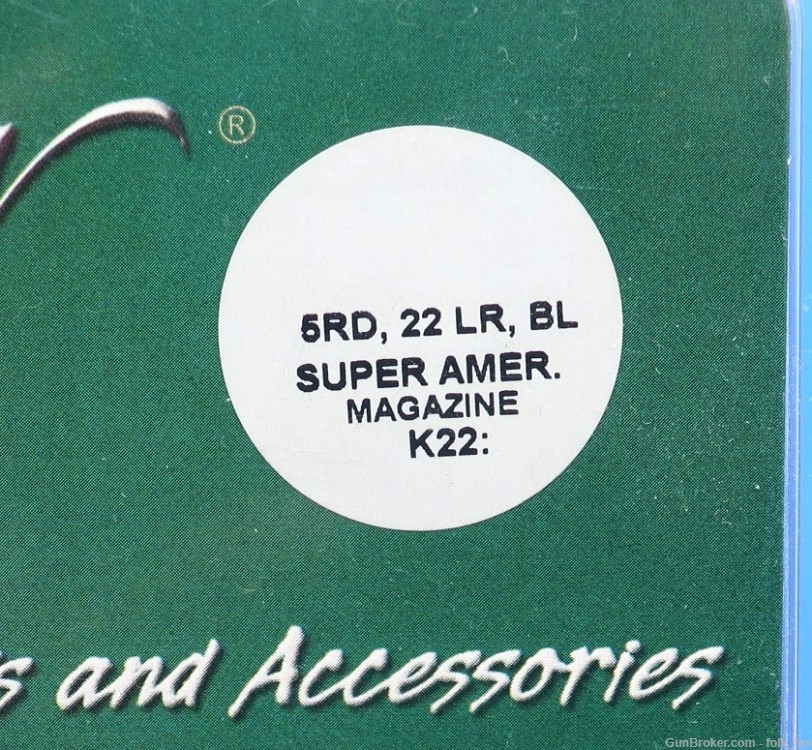 Kimber 22 Super America 22LR 5rd Magazine Polished Base - New Old Stock-img-1