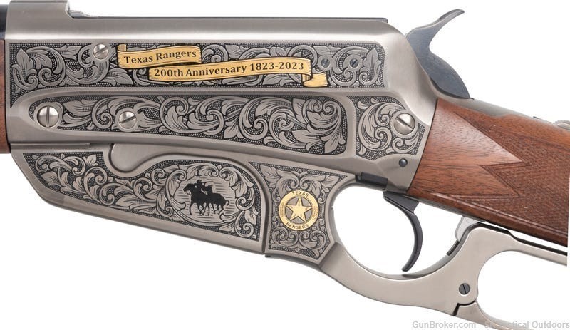 RARE! 1 of 200 Winchester 1895 Texas Ranger Tribute NO CC FEE-img-3