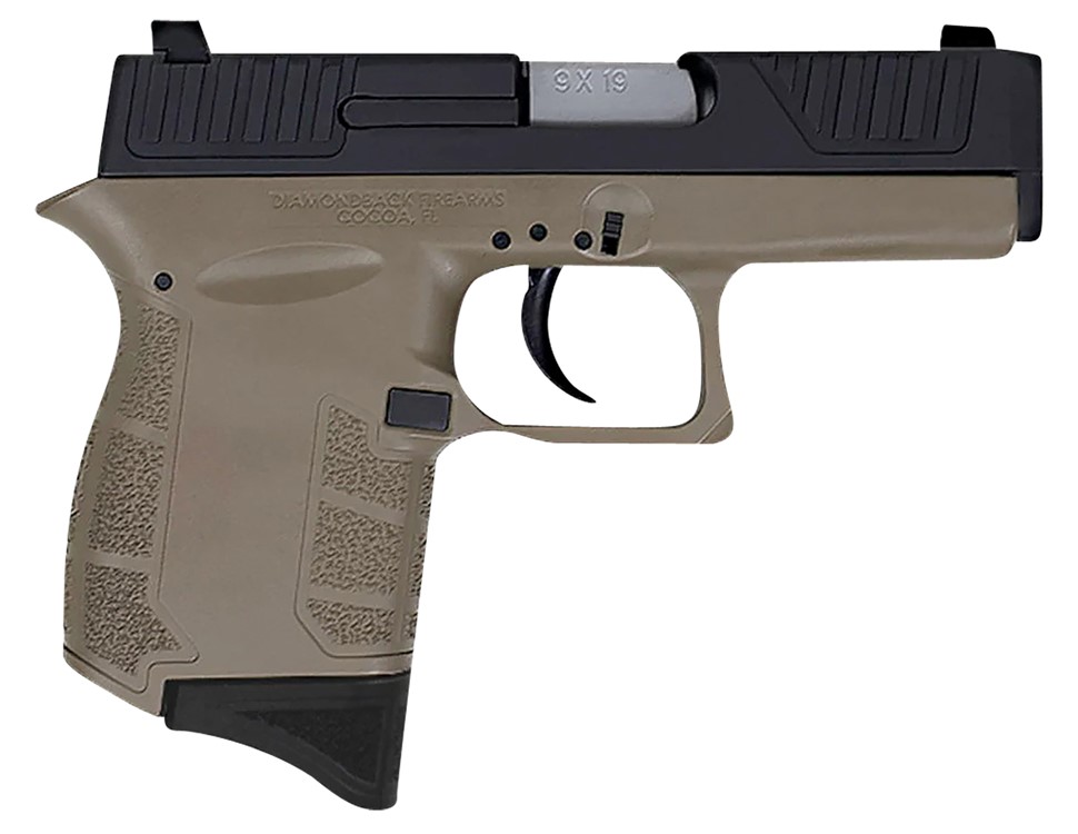 Diamondback DB9 Gen4 9mm Luger Pistol 3.10 FDE/Black DB0200P061-img-0