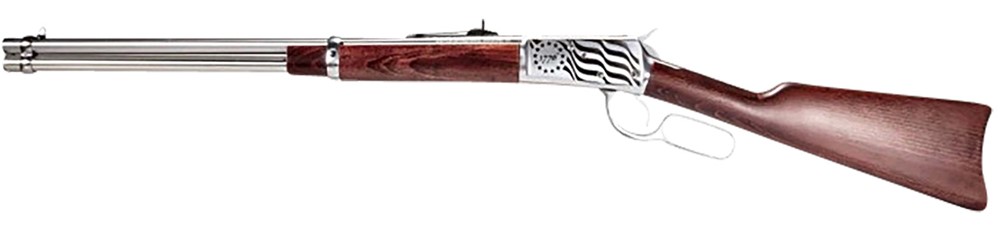 Rossi R92 357 Mag Rifle 16 Hardwood w/1776 Flag Engraving 923571693EN1-img-0