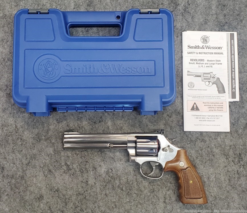 Smith & Wesson 686 Plus 357 mag 6" 7rd Stainless S&W 686-6 | UNFIRED 164198-img-0