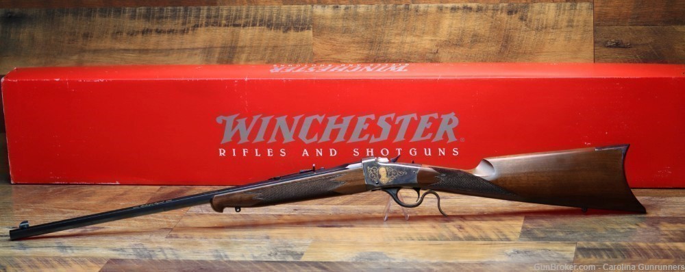 Winchester 1885 High Grade Low Wall .17 HMR John Browning Commemorative -img-20