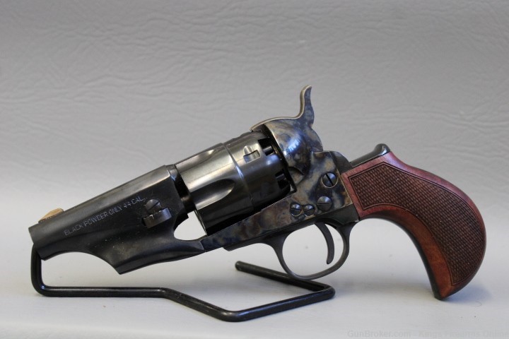 Taylor's & Co 1860 Snub Nose 44 Cal Black Powder Revolver Item F-img-2
